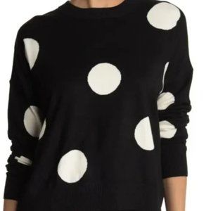 Tahari Pullover Polka Dot Sweater
